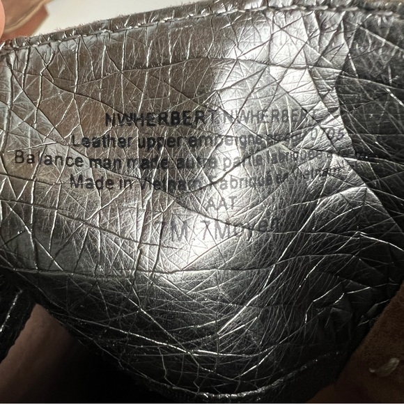 Nine West Tan Suede Square Toe Low Block Heel Boots Size 7 - Picture 11 of 13